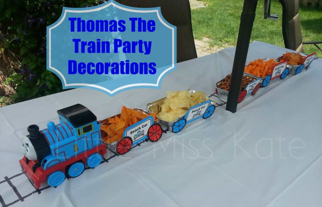 Thomas the tank engine birthday party decorations