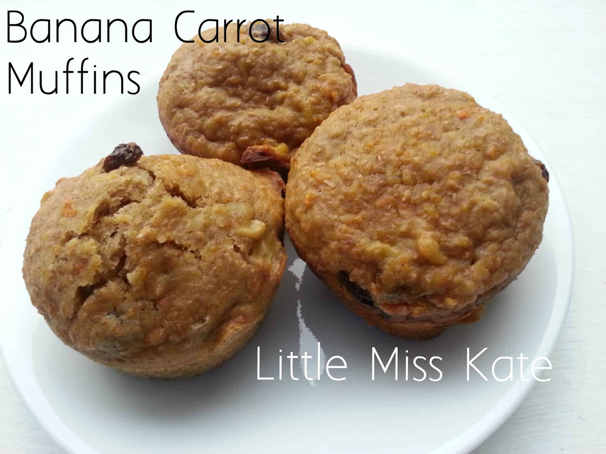 Apple Banana Carrot Muffins