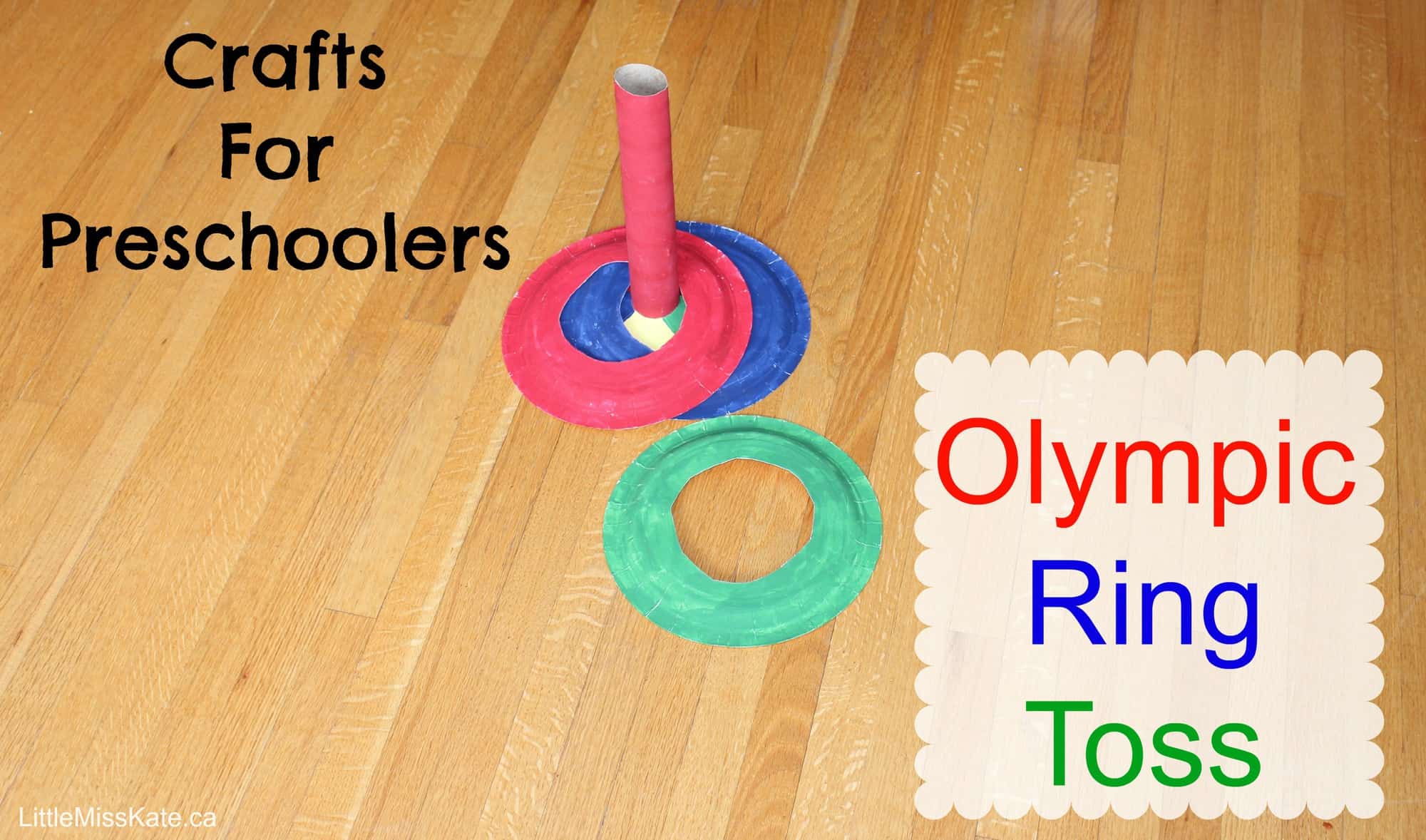 Olympic Crafts for Preschoolers Olympic Ring Toss Game 