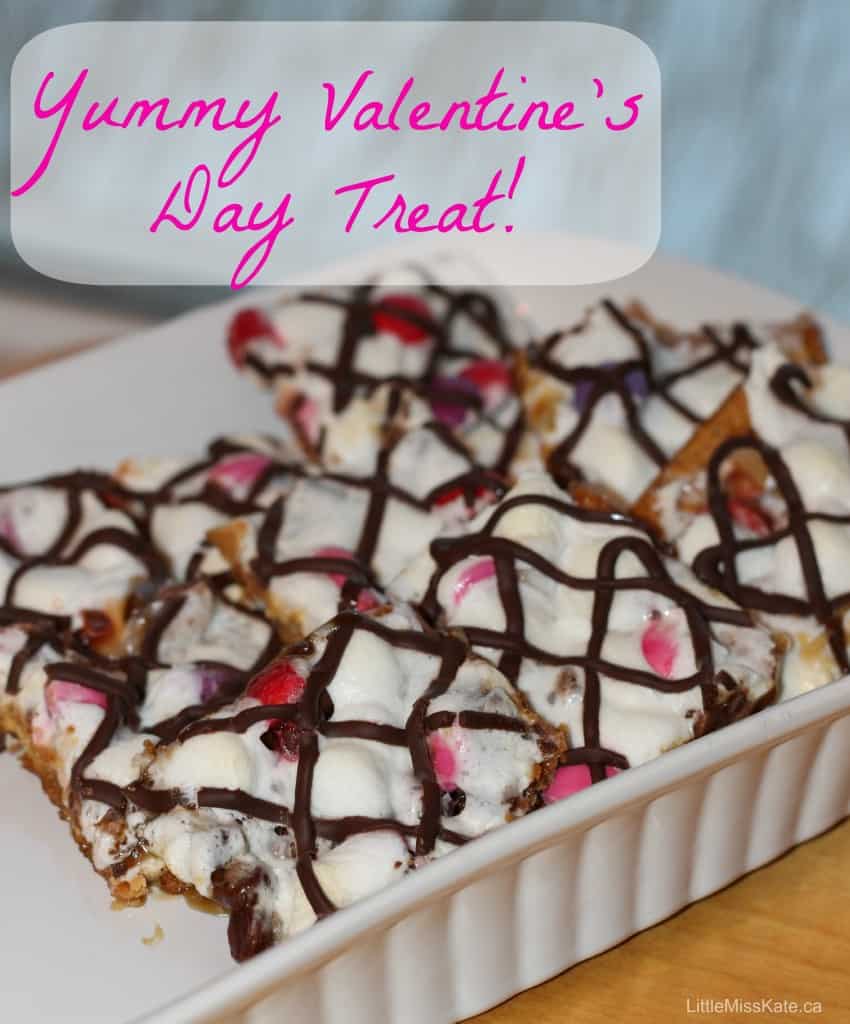 Valentines Day Smores Bark