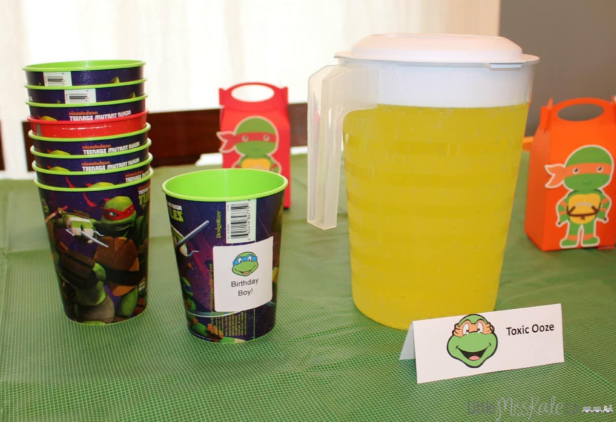 Teenage Mutant Ninja Turtle Inspired Birthday Party Food Ideas - The