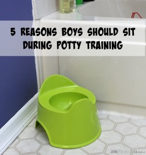 5 Reasons Boys Should Sit During Potty Training - The Exploring Family