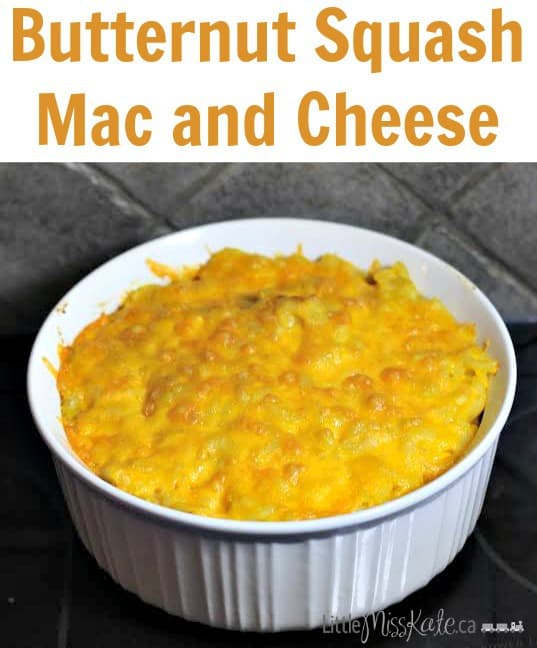 Butternut Squash Mac and Cheese Recipe - delicous casserole with hidden veggies