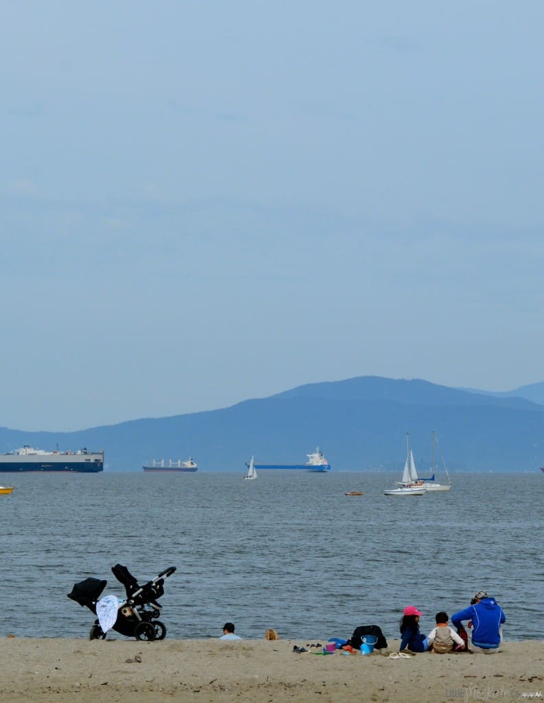 Kitsilano-beach with kids