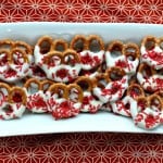 Canada Day Dessert Idea - Chocolate Covered Pretzels