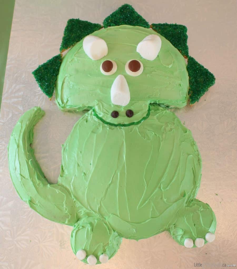 Foresty Ferocious Dinosaur Cake