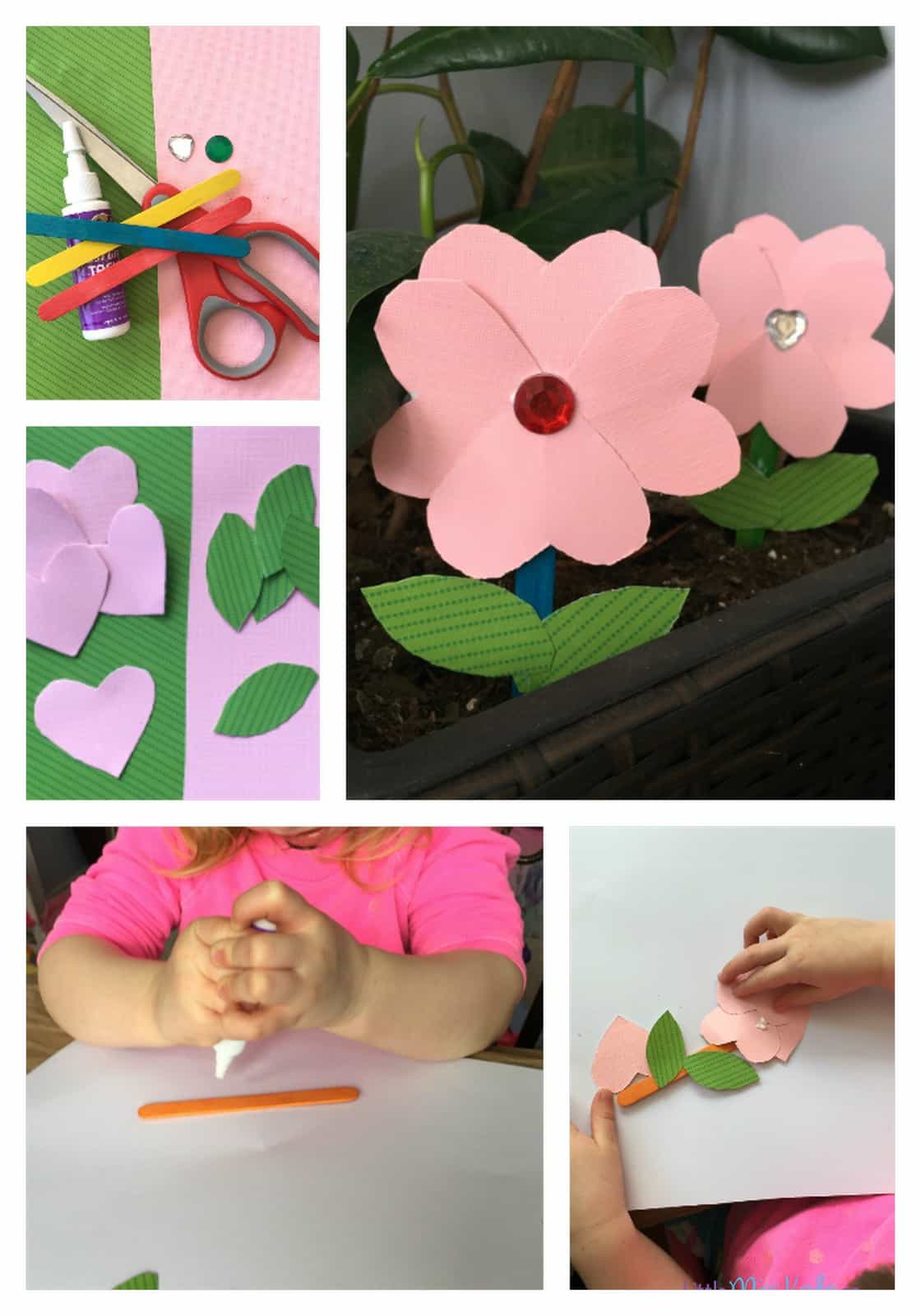 Mother's Day Craft Stick Flower Bouquet - Craft Project Ideas