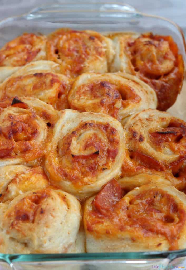 homemade pizza buns