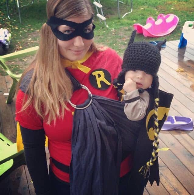 Mom and Baby Costume ideas - batman and robin
