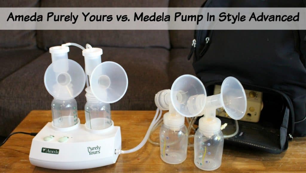 Ameda Purely Yours Double Electric Breast Pump vs Medela Pump In Style Double  Electric Breast Pump Review - The Exploring Family
