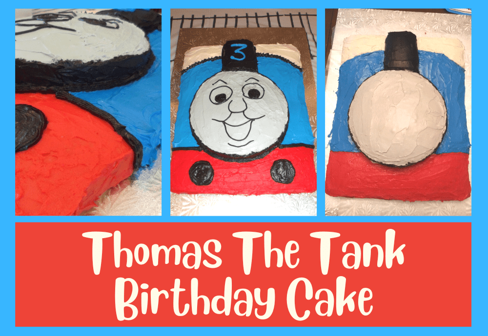 Thomas Train Cake Half kg. Buy Thomas Train Cake online - WarmOven