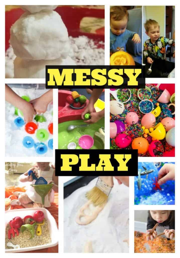 Messy play ideas