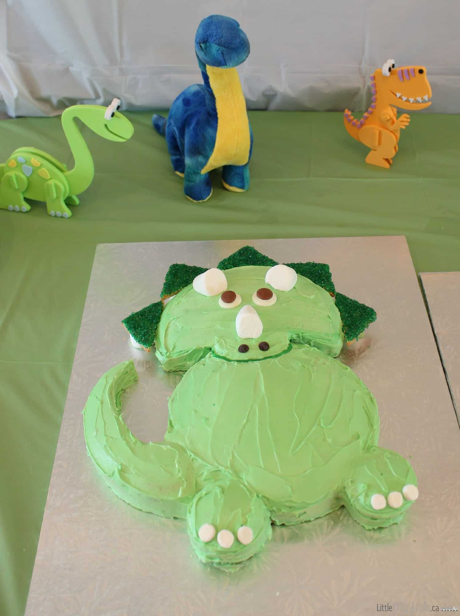 How To Make A Dinosaur Birthday Cake