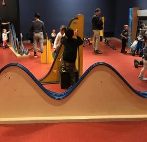 Rollercoaster play at Ontario Science Centre