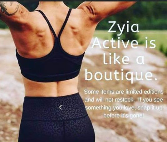 Zyia Sizing Information  Active wear outfits, Active wear, Active