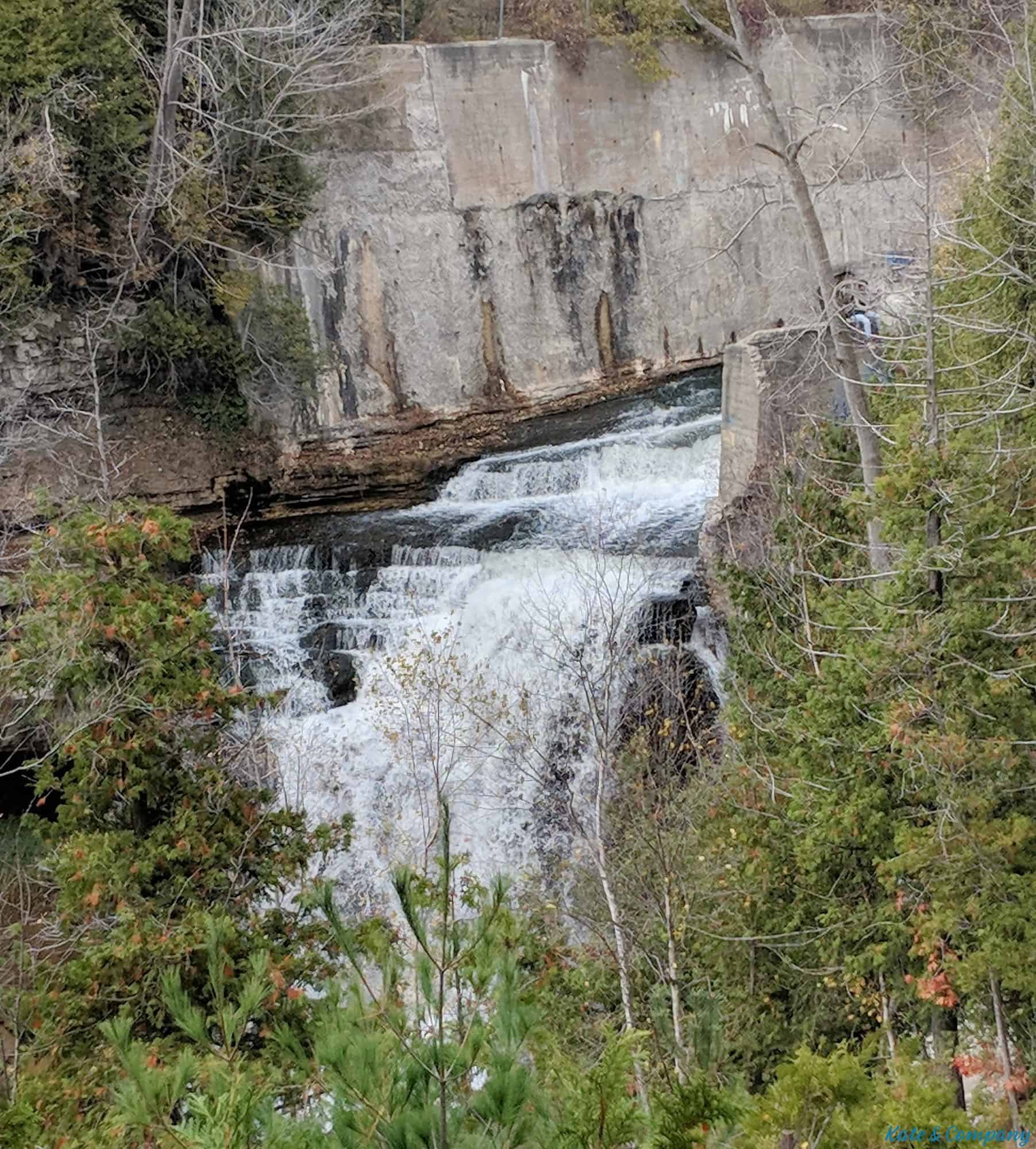 Cataract Falls at Forks of the Credit