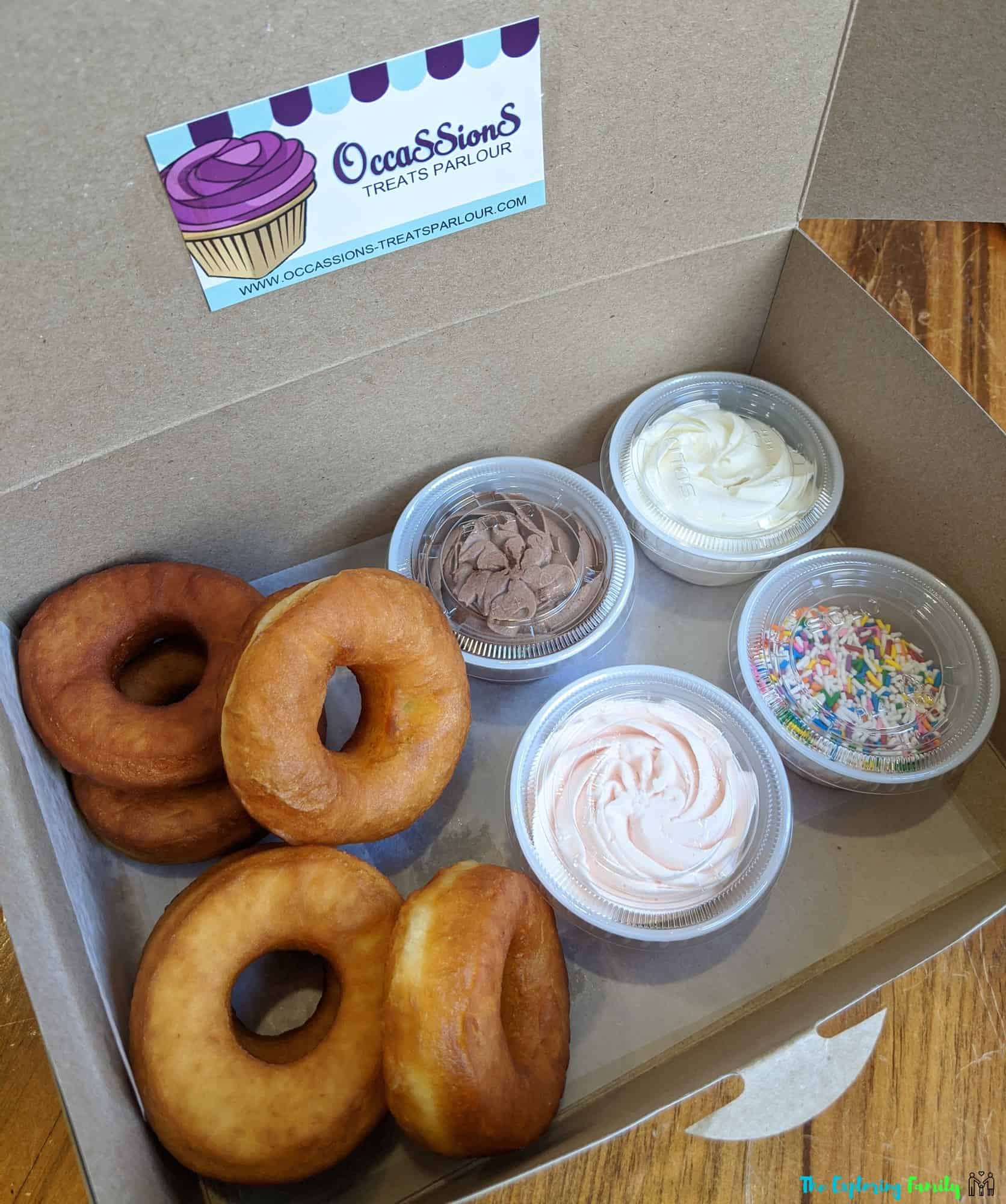 donuts in brampton occassions treats parlour DYI doughnut kit