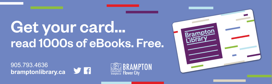 Brampton library card