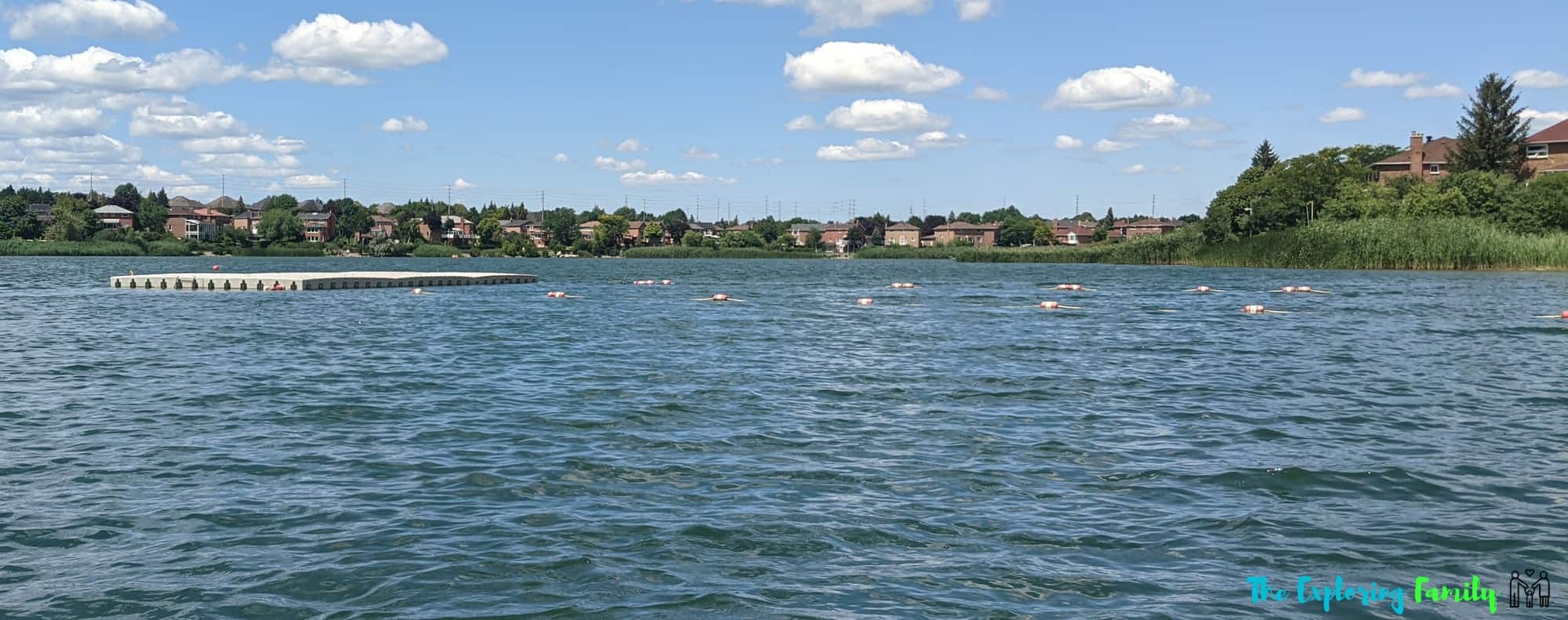 professor's lake brampton beach floating dock