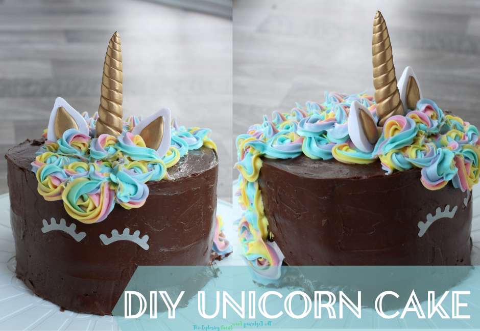 Chocolate DIY Unicorn Cake
