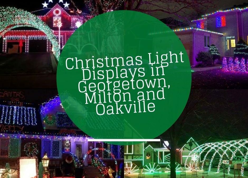 Where to Find Christmas Light Displays in Georgetown and Milton