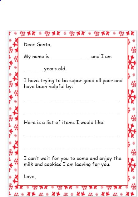 Letters to Santa - Important Deadlines you don't want to Miss plus a ...