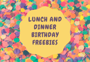 Birthday Freebies Canada