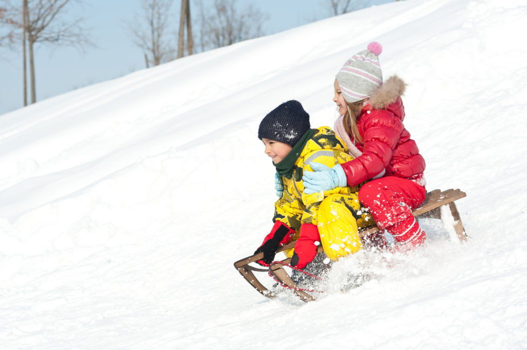 Tobogganing in Brampton