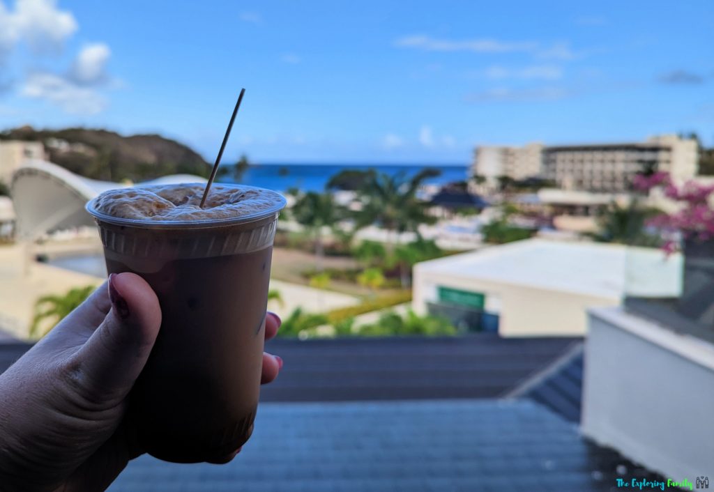 Caffe Lounge and Scoops Gelato Royalton Saint Lucia iced coffee