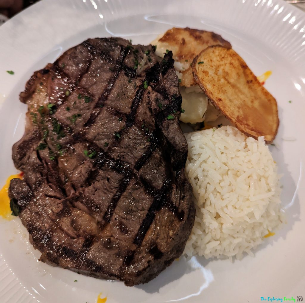 Dorado Seafood and Grill Hideaway Royalton Saint Lucia rib eye steak