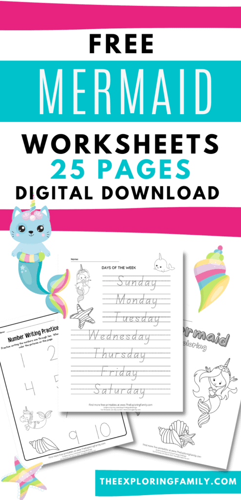 Kindergarten Unicorn worksheets 