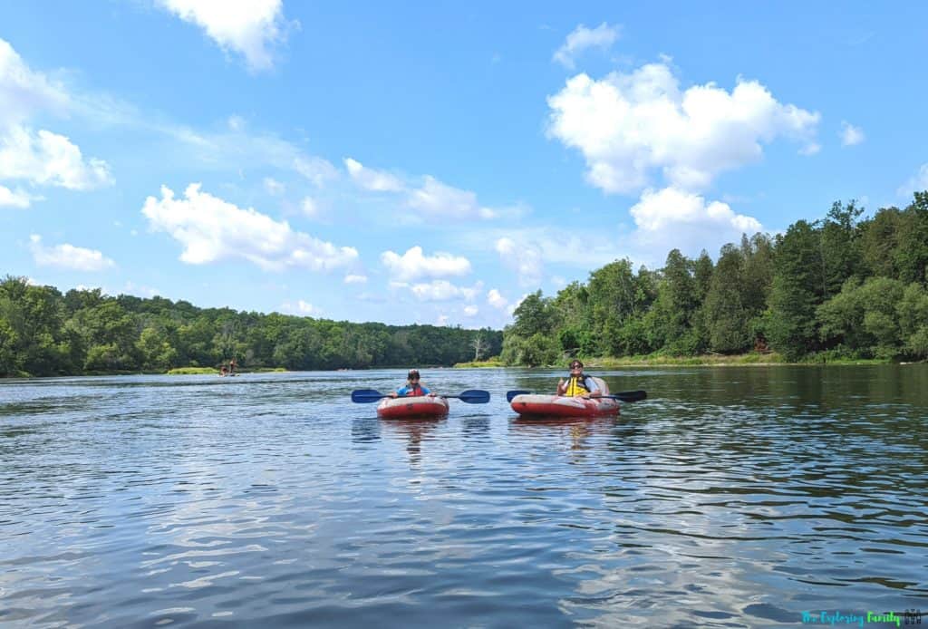 Lazy River Floating or Tubing in Ontario Grand River Rafting