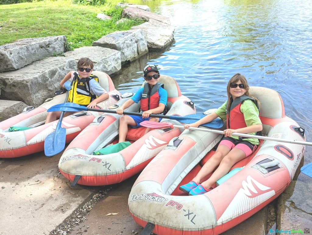 Grand river tubing Ontario lazy river