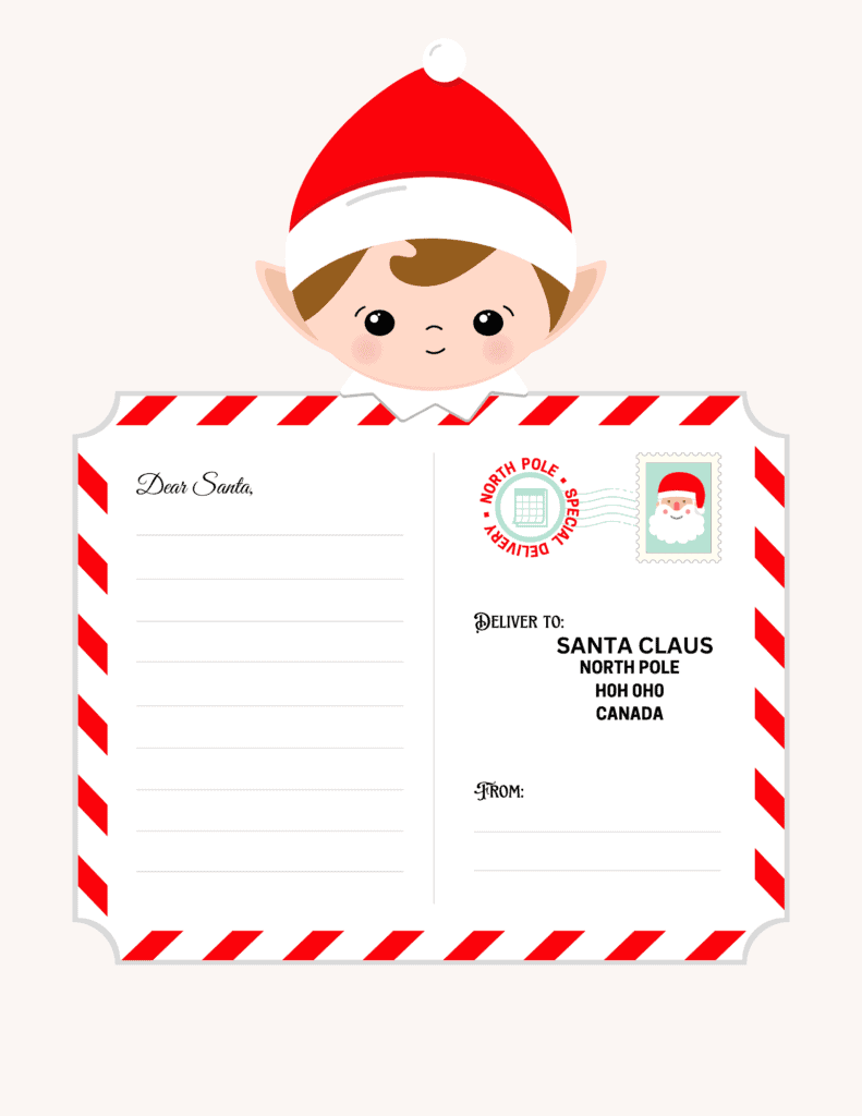 Letters to Santa Template