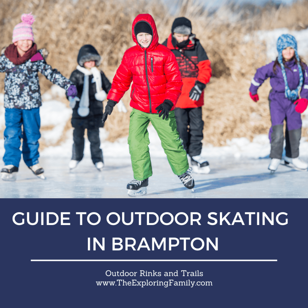 guide to outdoor skating rinks and trails in Brampton