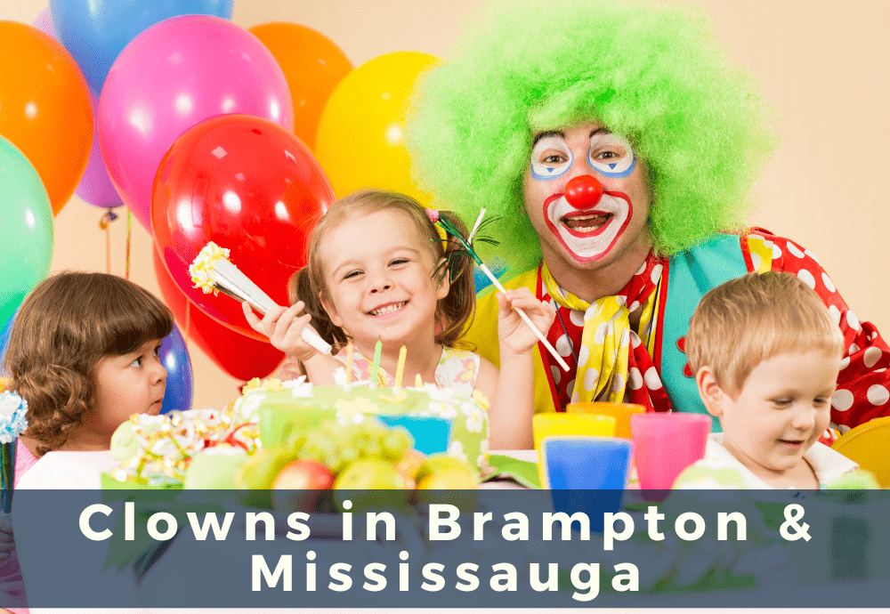 Clown Childrens Party entertainers in Mississauga and Brampton