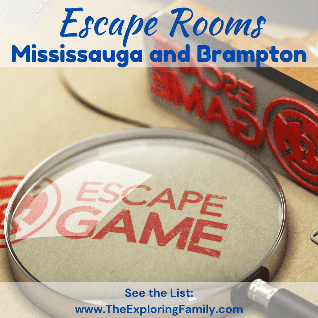 Escape rooms in mississauga list