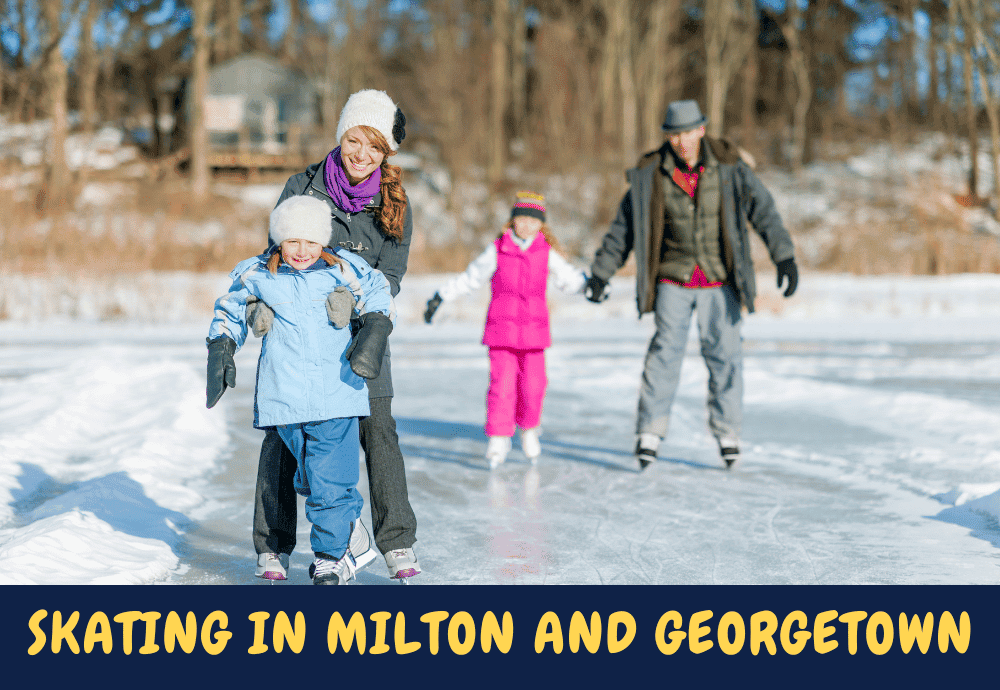 Outdoor rinks in Milton and Georgetown