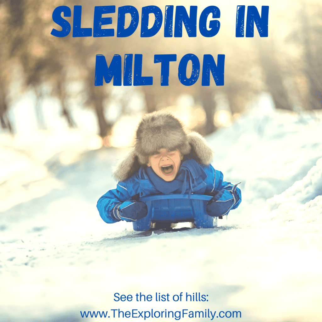 Sledding in Milton Ontario