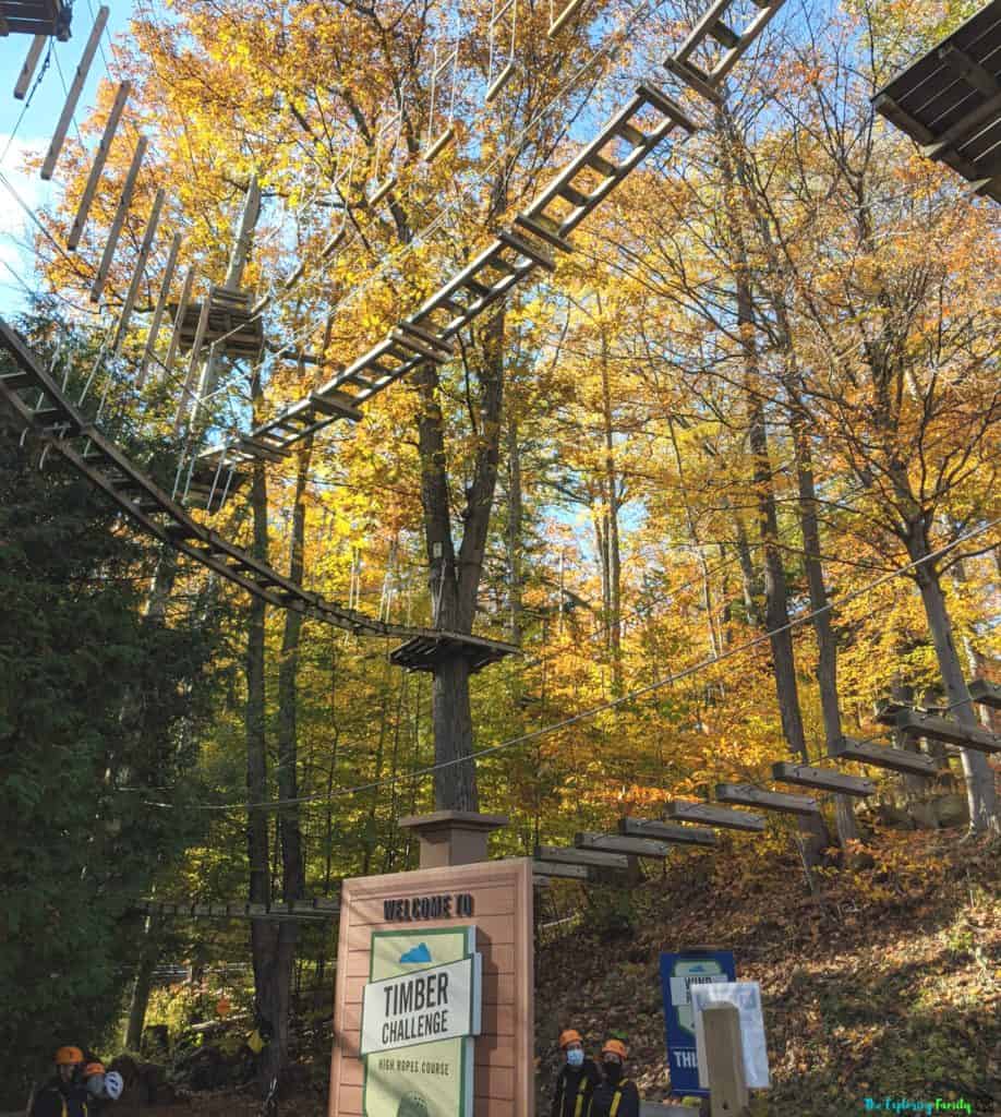 weekend blue mountain high ropes