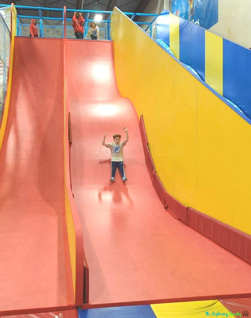 Aerosports Brampton Trampoline Park Slide Zone