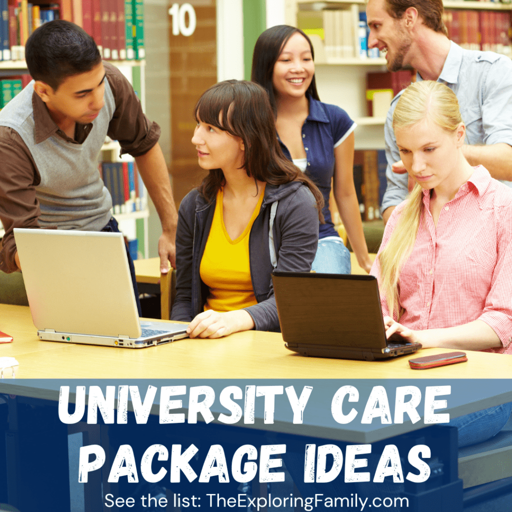 care package ideas for college and university students