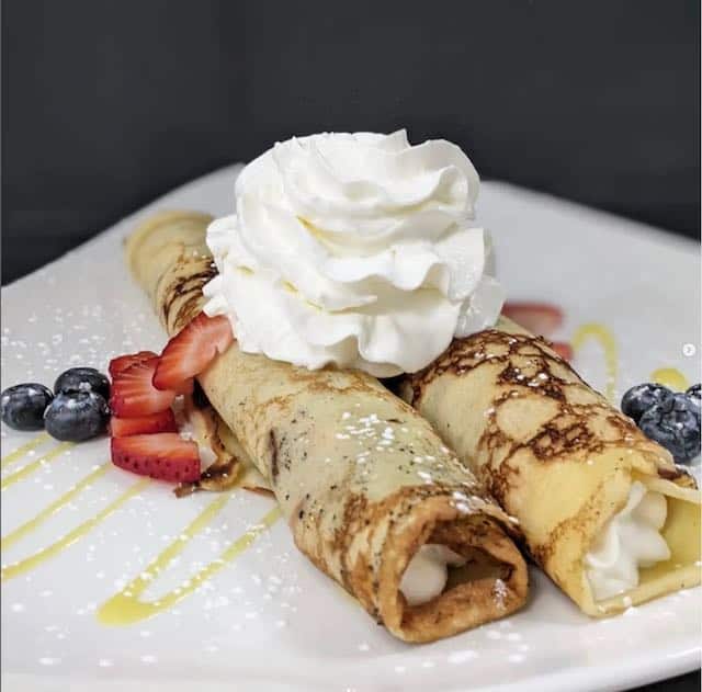 Tasty looking crepes from Jac's Bistro