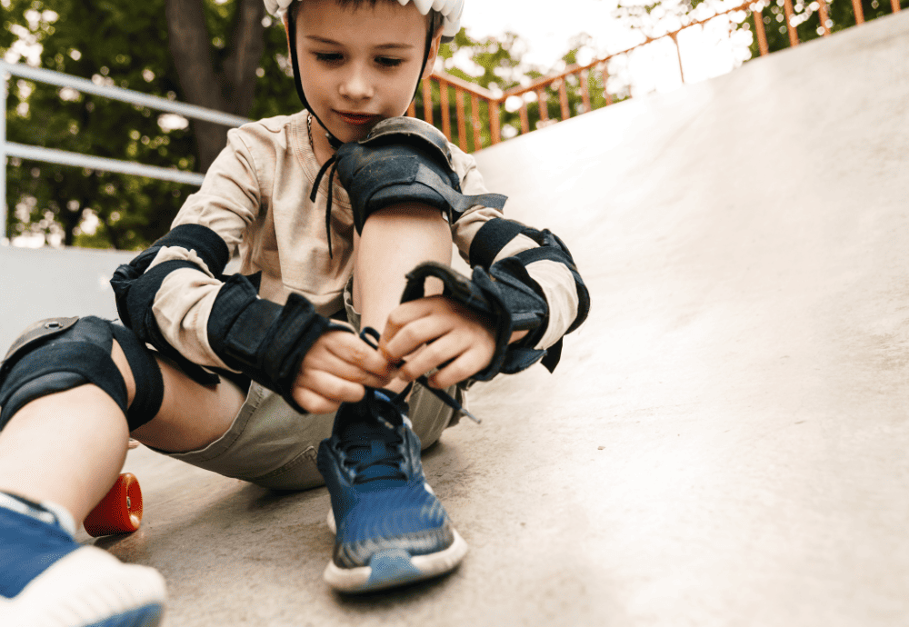 Safety Equipment Should Kids Wear on the Skatepark knee pads, elbow pads, wrist guards