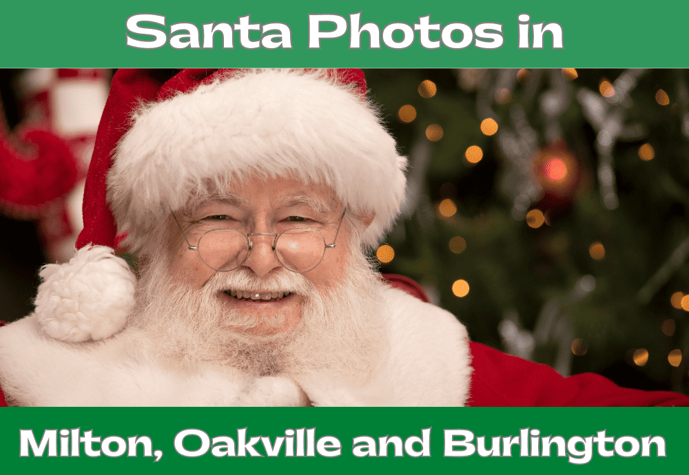 Santa Photos in Milton, Oakville and Burlington